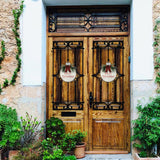 Wooden Merry Christmas Hanging Sign Indoor Outdoor Door Wall Hanging Board Decor