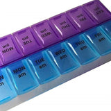 Weekly Pill Box Organizer Twice A Day 7 Day AMPM Organizer Case Medicine Storage