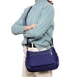 Women Crossbody Bags Waterproof Ladies Multi-Pockets Shoulder Bag Nylon Tote Bag
