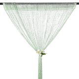 39"x78" String Door Curtain Beads Room Divider Crystal Tassel Fringe Beaded Window Panel