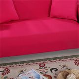 Solid Color Stretch Fit Sofa Cover Recliner Lounge Settee Armchair Loveseat L Shape Couch Slipcover Furniture Protector