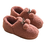 Women's Loafer Warm Plush Slippers Indoor Outdoor House Shoes Booties