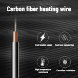 Men's Electric Vest Heated Jacket Thermal Heating Pad Winter Body Warmer 9 Areas