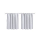1PC Modern Solid Color Window Curtain Roman Blinds Rod Pocket Valance for Bedroom