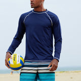 Mens Long Sleeve Shirt Scuba Diving Surfing Swimwear UV Protection Swimsuit Tops