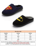 Unisex Winter Slippers Warm Mens Womens Superhero No-Slip Soft House Indoor Shoes