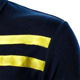 Mens Casual Long Sleeve Polo Shirt T-Shirt Tops Blouse Pullover Tunic Sweatshirt