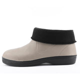 Womens Mens Waterproof Rain Boots Garden Work Slip On Ankle Booties Non Slip House Shoes