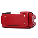 Women Leather Shoulder Crossbody Bag Top Handle Satchel Handbag Crocodile Printed Tote Purse