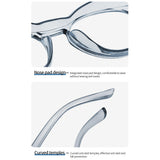 Anti Fog Safety Glasses Round Goggles Blue Light Blocking Glasses For Women Men