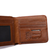 Anti-Lost Wallet GPS Locator Purse Alarm Cowhide Leather Card Holder Bluetooth