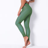 Ladies Christmas High Waist High Elastic Yoga Pants Sports Running Fitness Pants