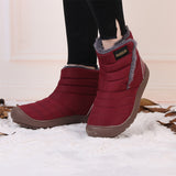 Women Men Winter Ankle Bootie Non-Slip Short Boots Slip On Outdoor Shoes