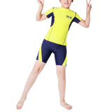 Boys Swimsuit Swimwear Short Sleeve Rash Guard Swim Tops Swim Shorts Shirt Board Swim Trunks Pants Board Shorts Boardshorts Beachwear Quick-Dry Sun Protection Casual Surfing Bathing Suit