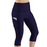 Women's Capri Yoga Pants High Waist Leggings Cropped Pocket Fitness Sports Gym