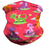 Ice Silk Kids Balaclava Tube Scarf Headband Face Mask Neck Gaiter Wrap Bandana