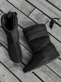 Women Waterproof Winter Snow Boots Wedge Fur Lined Warm Slip On Mid-Calf Booties
