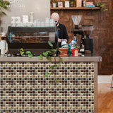 Kitchen Tile Stickers Bathroom 3D Mosaic Self-Adhesive Wall Cover Decal Sticker