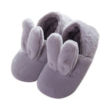 Unisex Women Men Cartoon Slippers Anti Slip Warm Home Plush Slippers