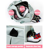 Sports Gym Travel Duffle Bag Handbag Luggage Shoulder Bag With Shoes Compartment