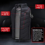 Boys Girls Heated Vest Winter Warmer Electric USB Jacket Heating Coat Waistcoat