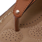 Women Open Toe Slippers Beach Sandals Flip Flops Thong Mules Wedge Casual Shoes