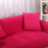Solid Color Stretch Fit Sofa Cover Recliner Lounge Settee Armchair Loveseat L Shape Couch Slipcover Furniture Protector