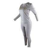 Women Letter Design Rhinestone Faux Pearl Two-Piece Suit Party Sexy Tracksuit