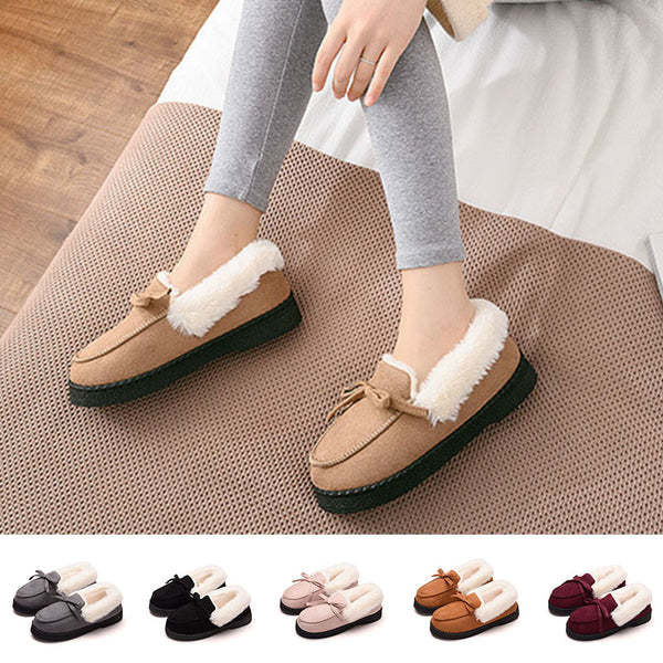 Women's Fashion Moccasin Indoor Outdoor Warm Slipper Shoes