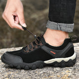 Men Casual Hiking Trainer Outdoor Trekking Sneaker Sports Non-slip Running Lace Up Shoes