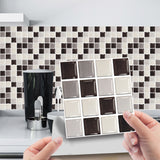 Kitchen Tile Stickers Bathroom 3D Mosaic Self-Adhesive Wall Cover Decal Sticker