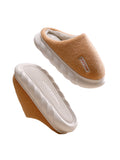 Mens Slippers Womens Warm Winter Warm Mules Shoes House Slippers Anti-Slip Indoor Outdoor Shoes