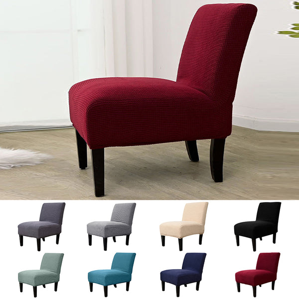 Modern Slipper Chair Slipcover Stretch Armless Chair Cover Furniture Protector