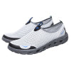 Men's Comfort Casual Mesh Plaid Breathable Slip On Casual Shoes Walking Sneakers