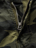 Mens Camo Cargo Shorts Pants Pockets