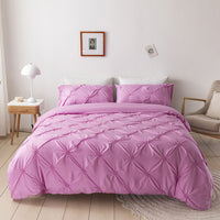 2/3Pcs Twist Flower Duvet Quilt Cover Set Queen King Size Bedding Set+Pillowcase
