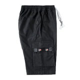 Men's Casual Jogger Shorts Sports Cargo Short Pants Fitness Drawstring