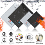 Waterproof Money Bag Fireproof Document Bag Fire Safe Cash Pouch Envelope Holder