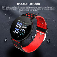 119Plus Smart Watch IP67 Waterproof Bracelet Heart Rate Monitor Fitness Tracker