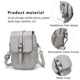 Women Vintage Crossbody Phone Bag, Small Messenger Shoulder Bag Cash Handbag Wallet Purse