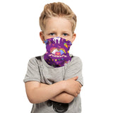 Ice Silk Kids Balaclava Tube Scarf Headband Face Mask Neck Gaiter Wrap Bandana