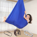 Kids Hammock Swing Sensory Yoga Therapy Seat Hanging Cuddle Pilates Aerial Chair