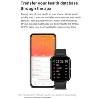 DT93 1.78" Smart Watch Heart Rate Blood Pressure Oxygen Monitor Fitness Tracker