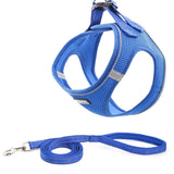 Pet Dog Puppy Harness & Leash Lead Set Traction Kit Adjustable Collar Reflective