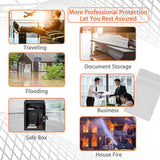 Waterproof Money Bag Fireproof Document Bag Fire Safe Cash Pouch Envelope Holder