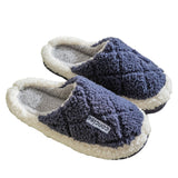Unisex Indoor Floor Slippers Slides Flat Shoes Mules Round Toe Footwear Slip On