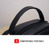 Women PU Leather Quilted Shoulder Bag with Chain Strap, Small Purse Crossbody Bag Handbag