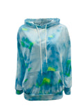 Women's Tie Dye Hoodie Long Sleeve Hooded Sport Gym Casual Loose Sweatshirt Tops