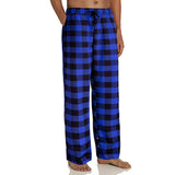 Mens Casual Plaid Printed Loose Pants Pajama Bottoms Trousers Sleepwear Homewear