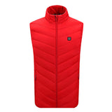 Unisex Electric Heated Vest Heating Coat Jacket USB Body Winter Warmer Windproof